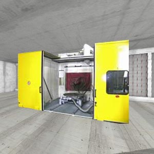 Robot sandblast unit 2
