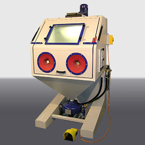 Pressure sandblast cabin type Rationell Pressure sandblast cabin type Rationell