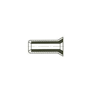 Long life nozzles with inlet made of tungsten carbide Long life nozzles with inlet made of tungsten carbide