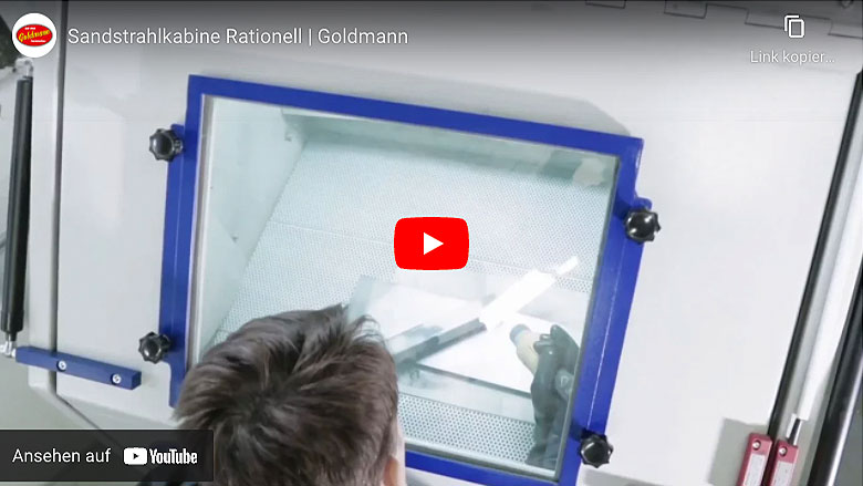 Video Sandstrahlkabine Rationell