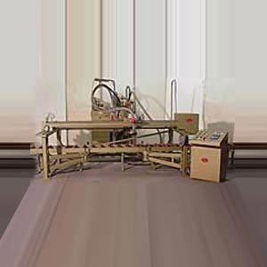 Blasting unit of bridge type Blasting unit of bridge type